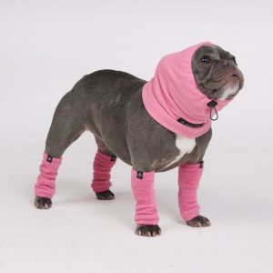 Leg Warmer and Earmuff Protector Set - Pink