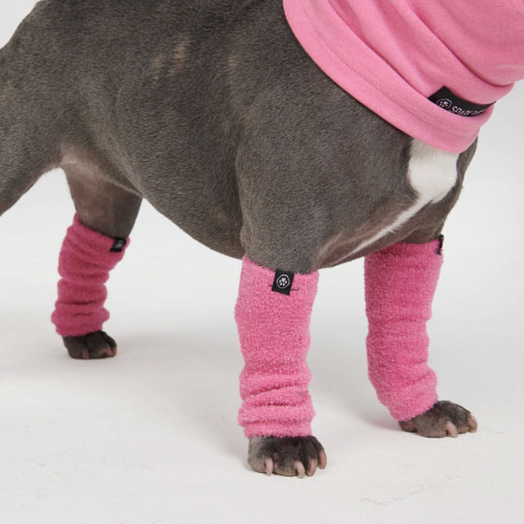 Leg Warmer and Earmuff Protector Set - Pink - Image 2