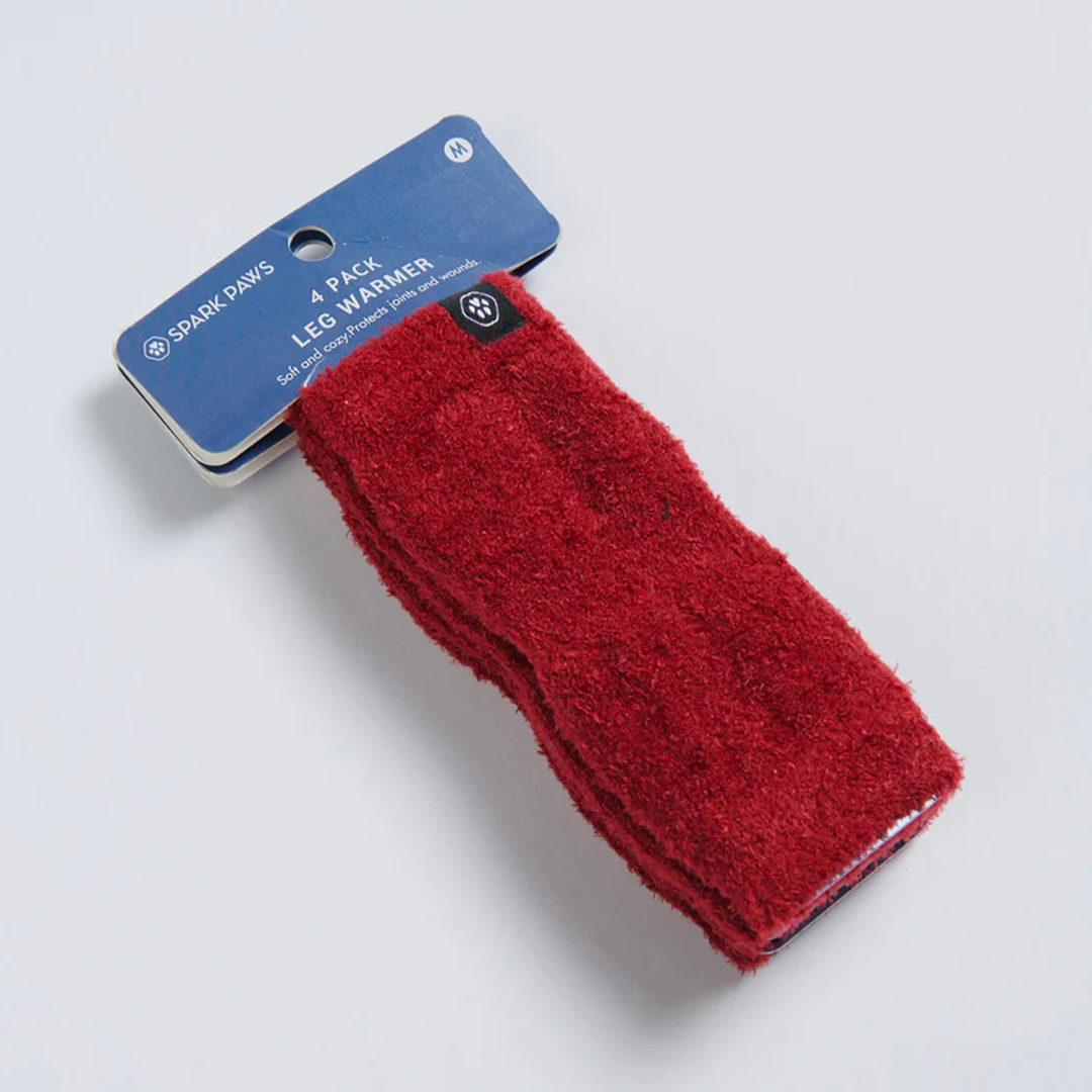 Leg Warmer and Earmuff Protector Set - Red - Image 4