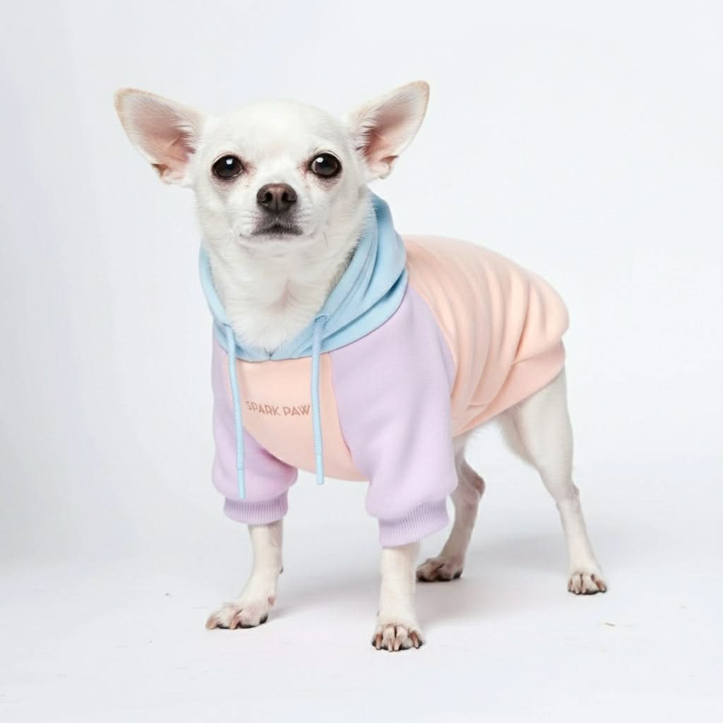 Cotton Candy Dog Hoodie - Image 2