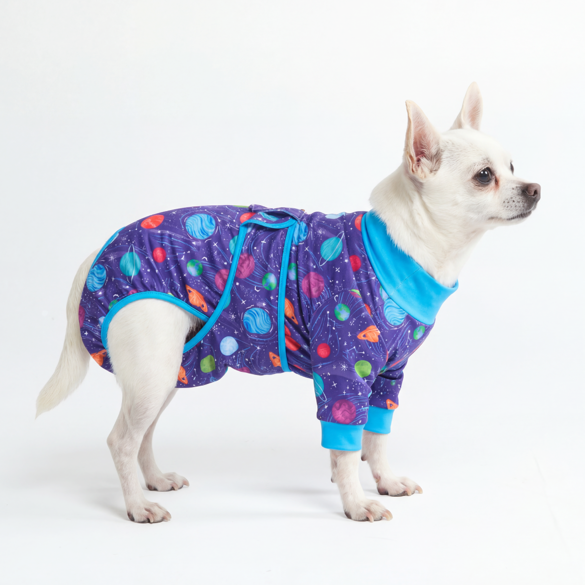 Dog Surgical Suit - Planets - Image 2