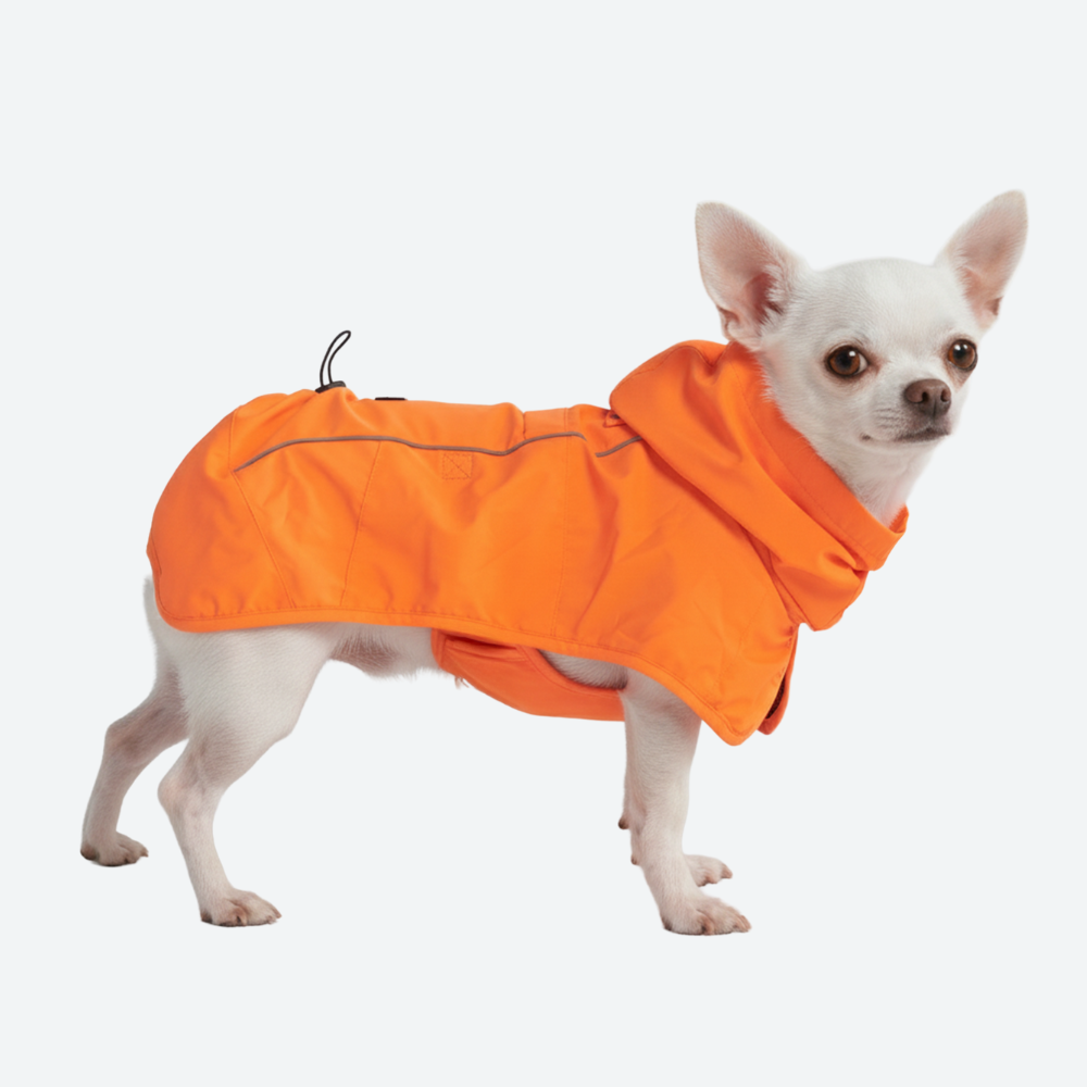 Breatheshield™ Dog Raincoat - Neon Orange - Image 2