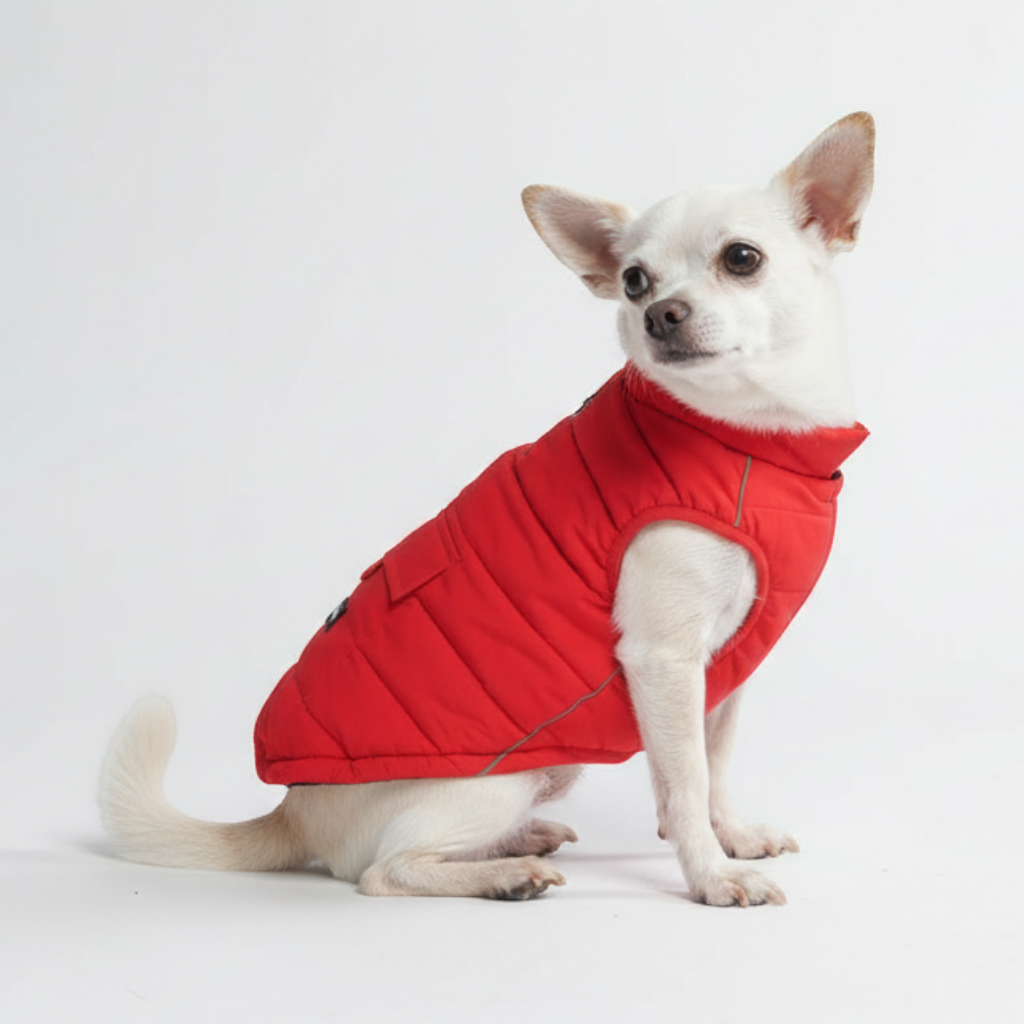 WarmShield Water-Resistant Jacket - Red - Image 3