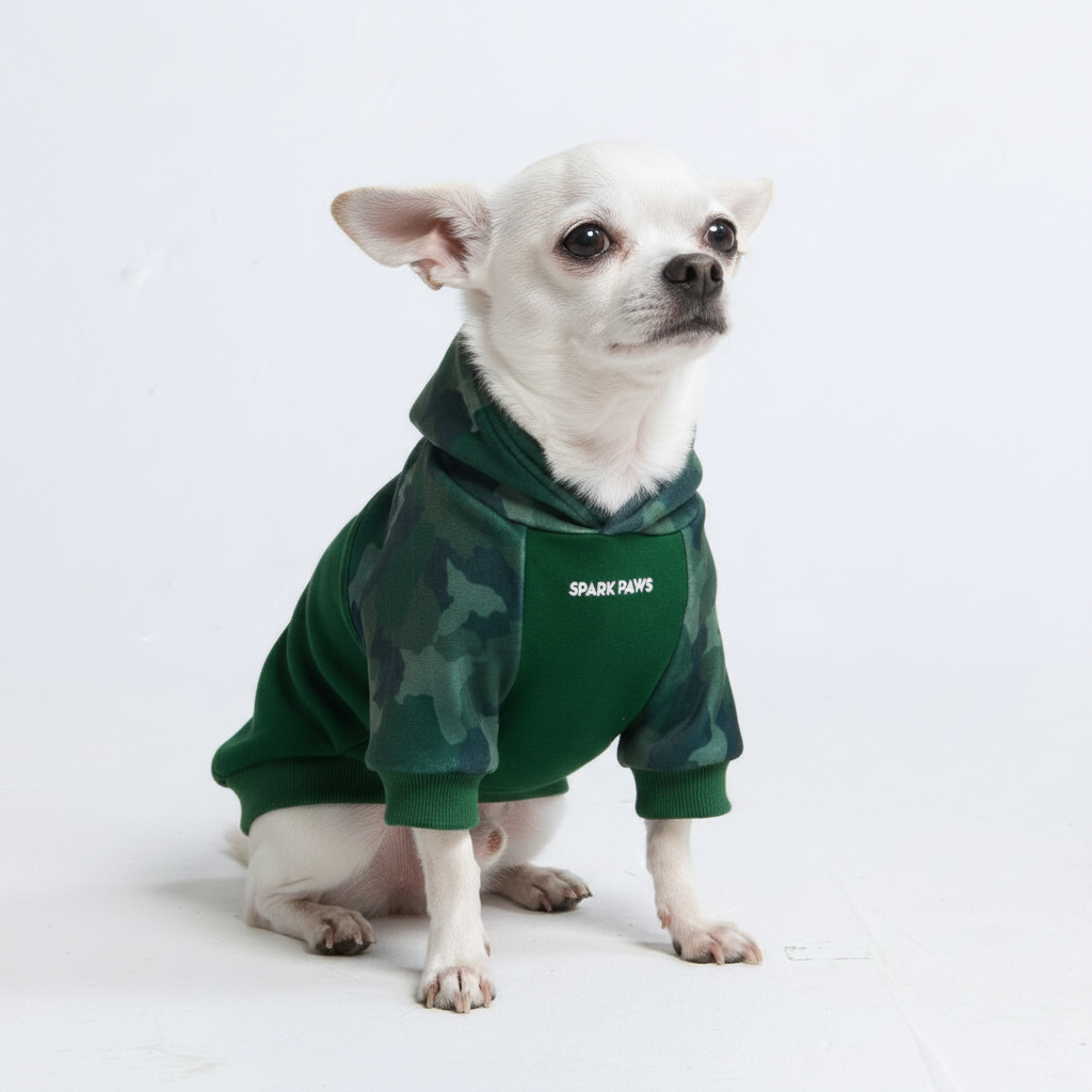 Forest Camo Dog Hoodie - Image 2