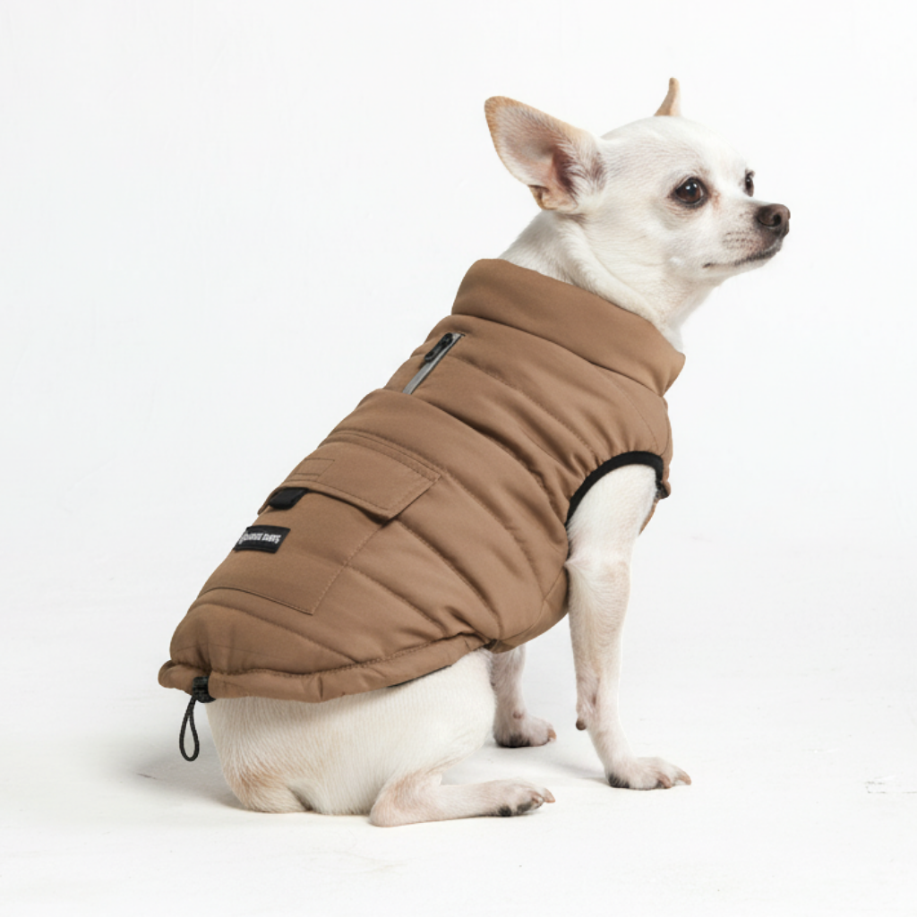 WarmShield Water-Resistant Jacket - Tan - Image 3