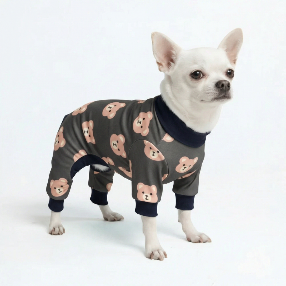 Dog Pajama - Bear Black - Image 2