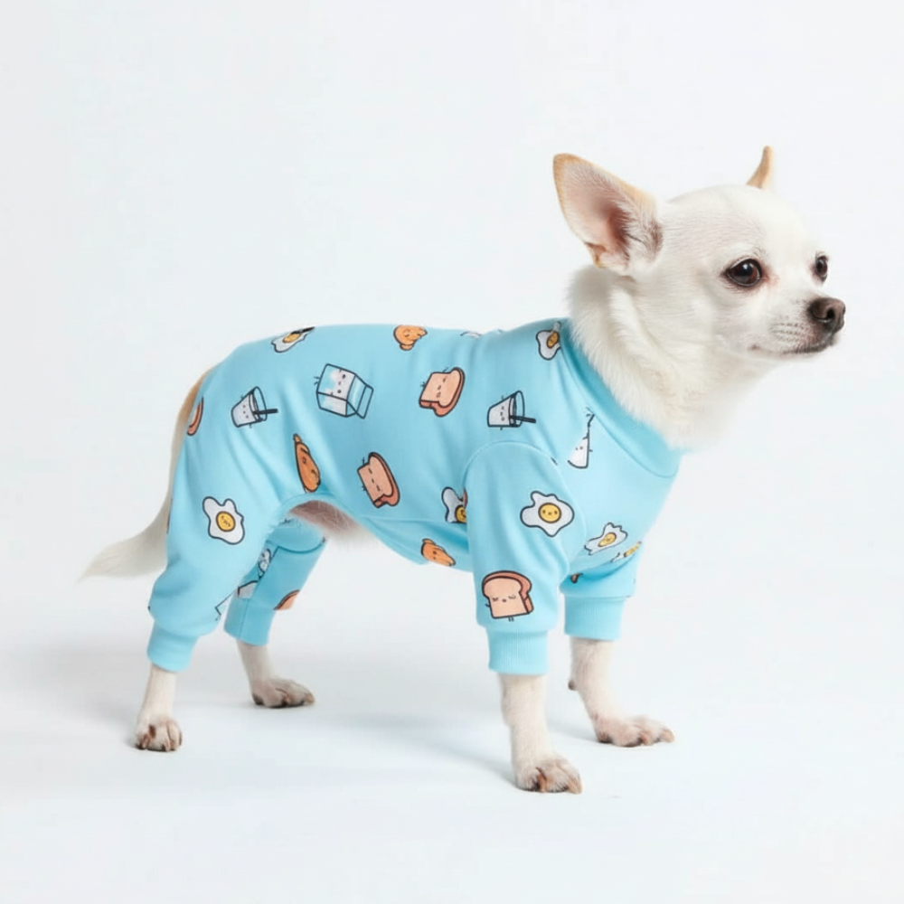 Dog Pajama - Breakfast Blue - Image 2
