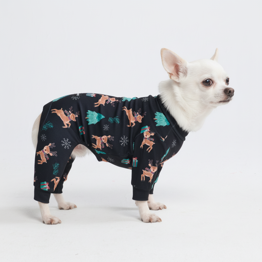 Dog Christmas Pajama - Reindeers - Image 2