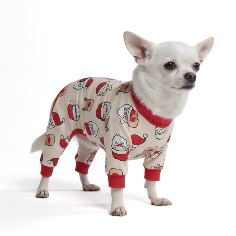 Dog Christmas Pajama - Santa and Rudolph - Image 2