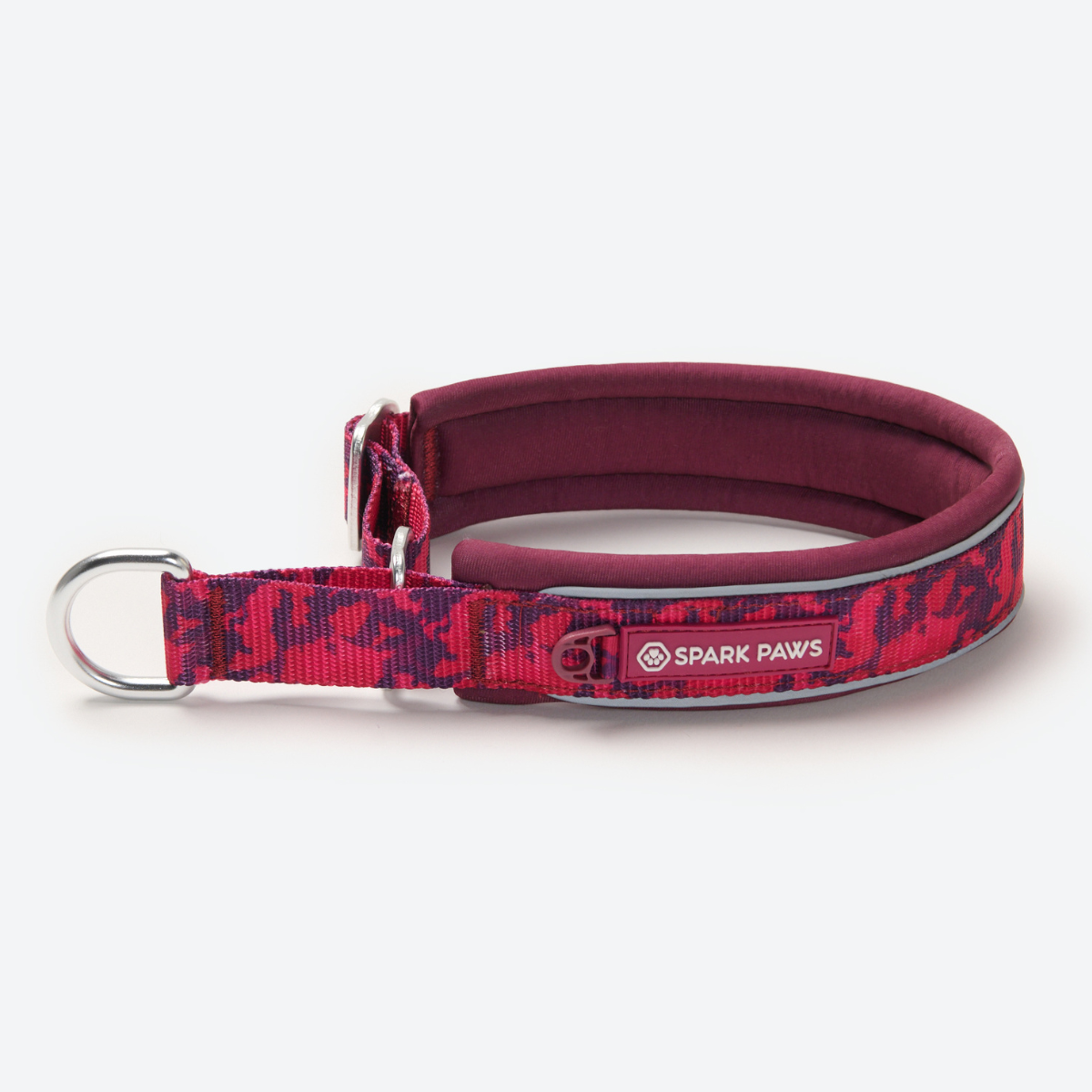 Cushioned Martingale Collar - Fuchsia Camo - Image 6