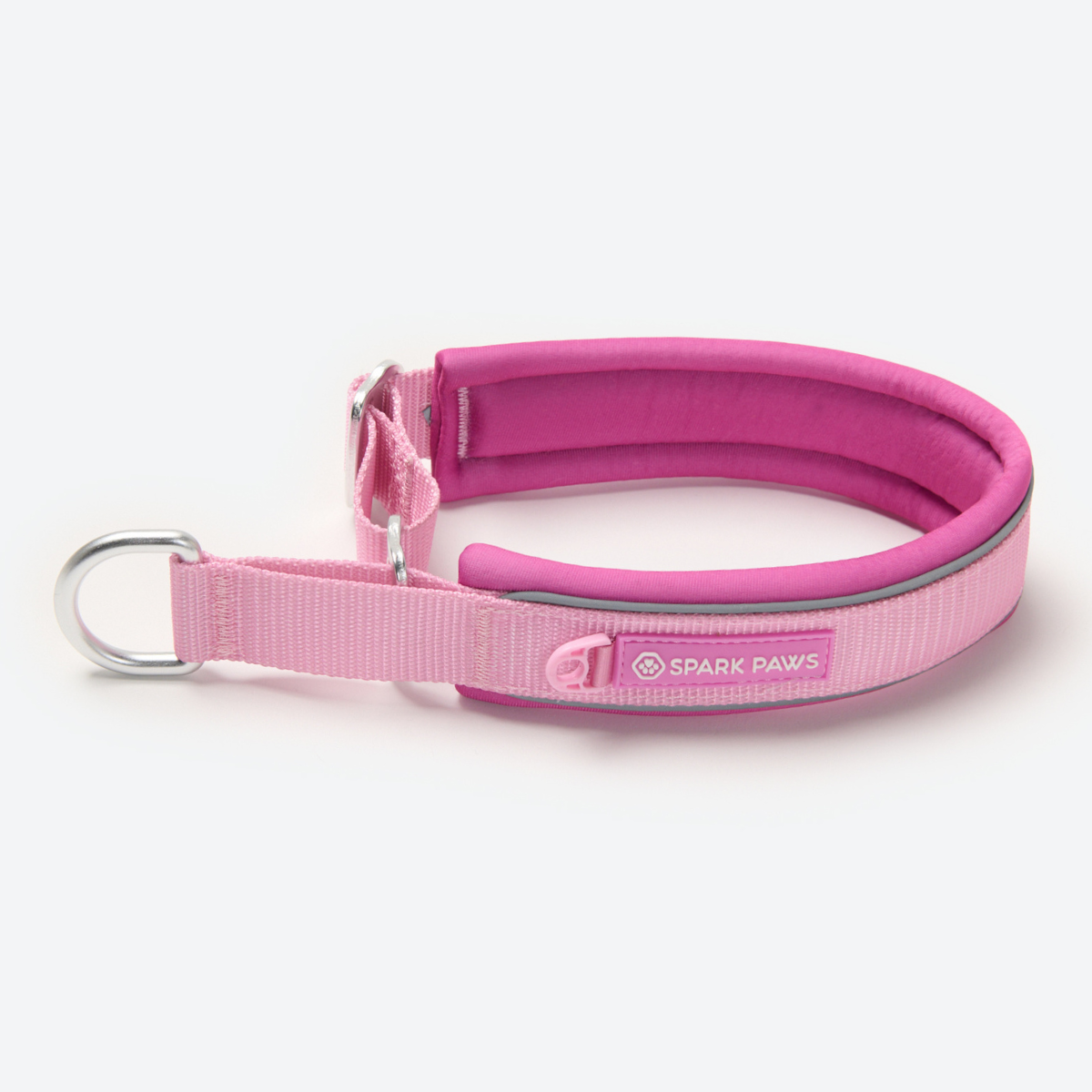 Cushioned Martingale Collar - Pink - Image 6