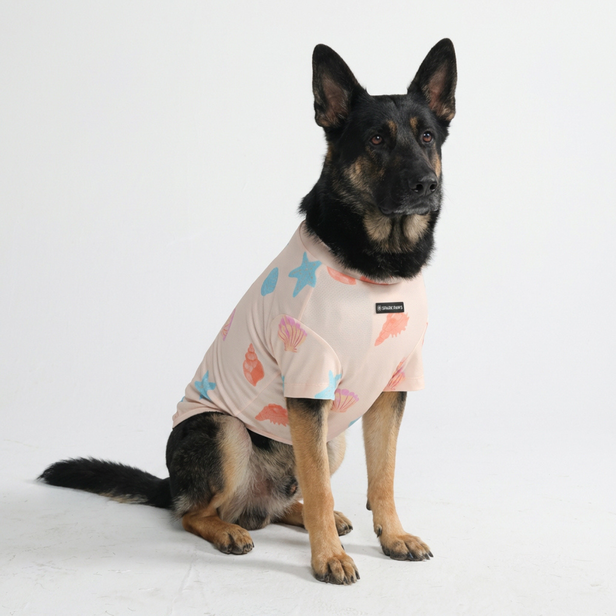 Sunblock Dog T-Shirt - Seashell - Image 4