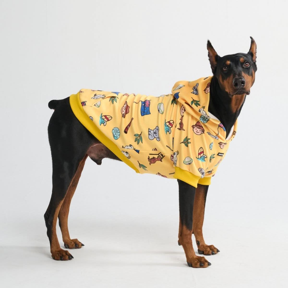 The Australia Dog Hoodie - Yellow - Image 4