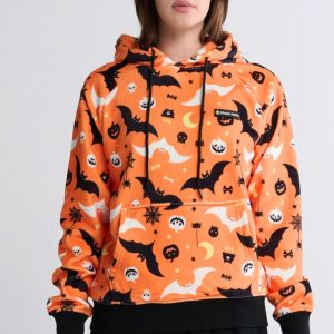 Halloween Human Hoodie - Orange