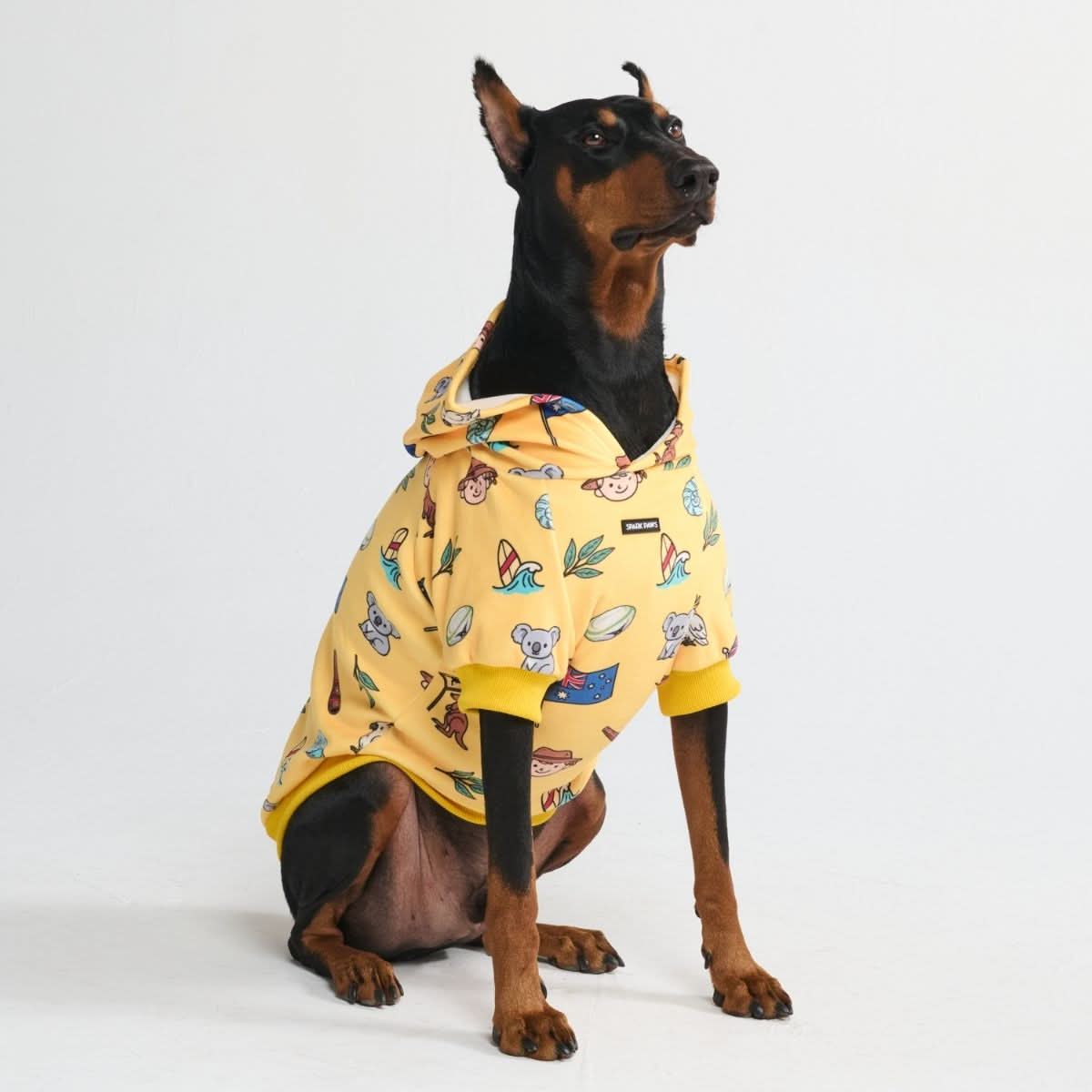The Australia Dog Hoodie - Yellow - Image 5