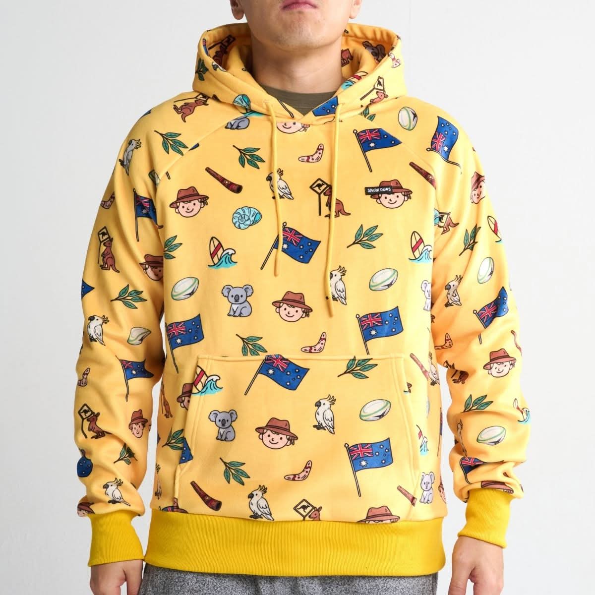 The Australia Human Hoodie - Yellow - Image 2