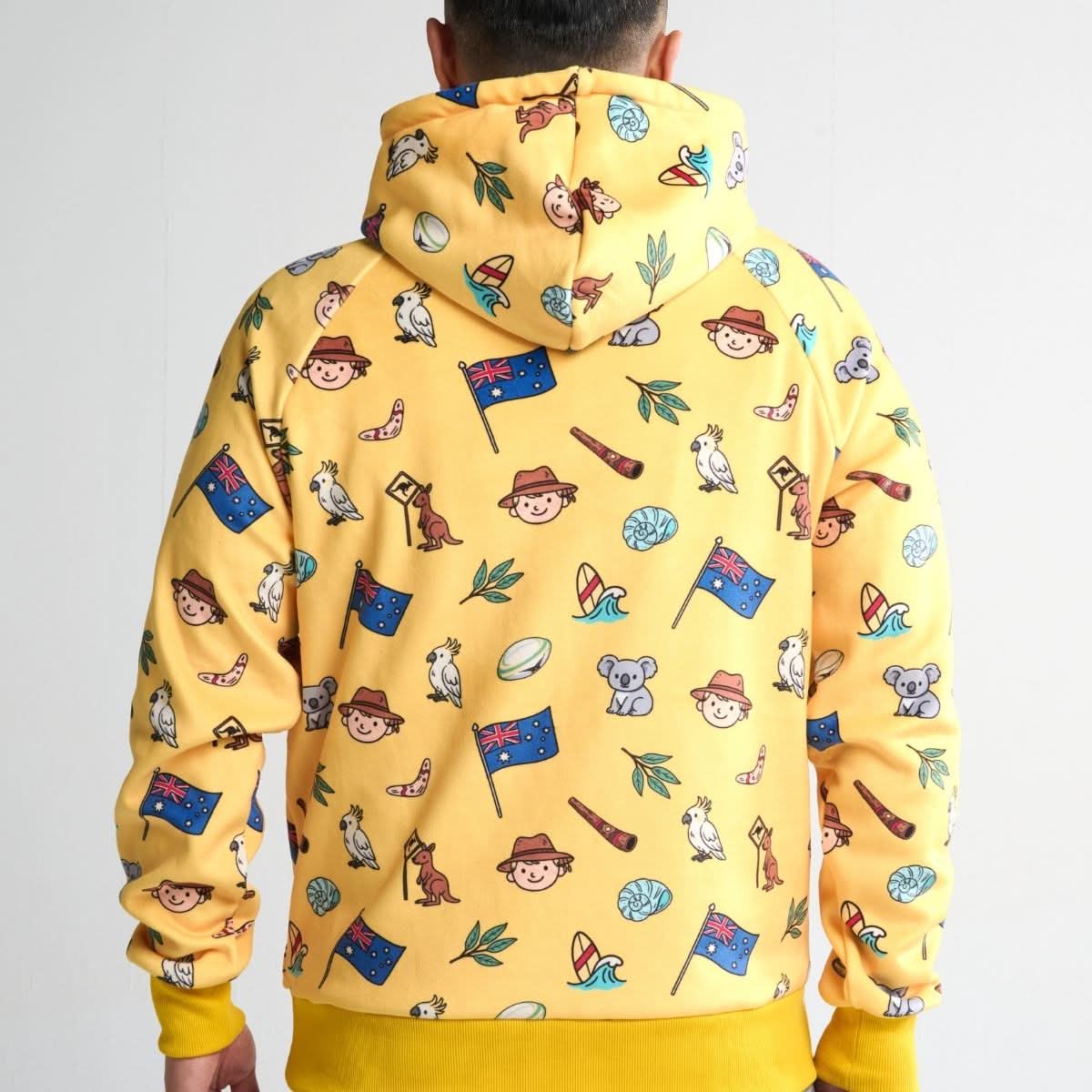 The Australia Human Hoodie - Yellow - Image 3
