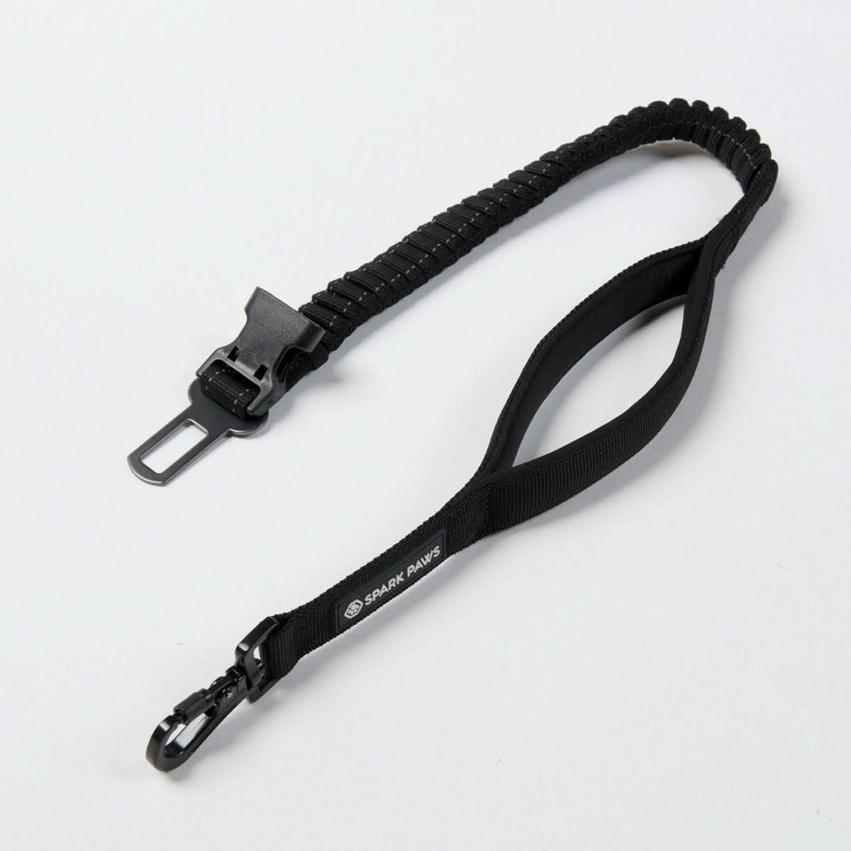 Multipurpose Seatbelt Handsfree Leash & Poop Bag Holder Set - Black - Image 2