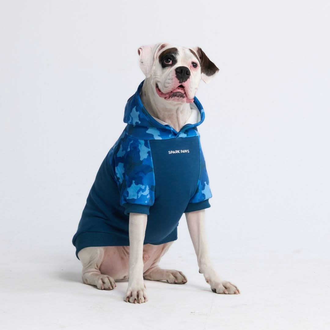Blue Camo Human Hoodie - Image 2