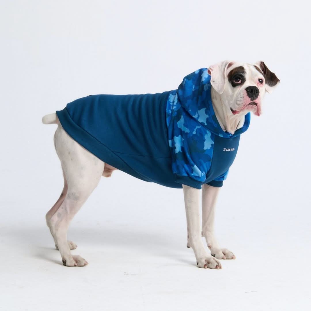 Blue Camo Human Hoodie - Image 3