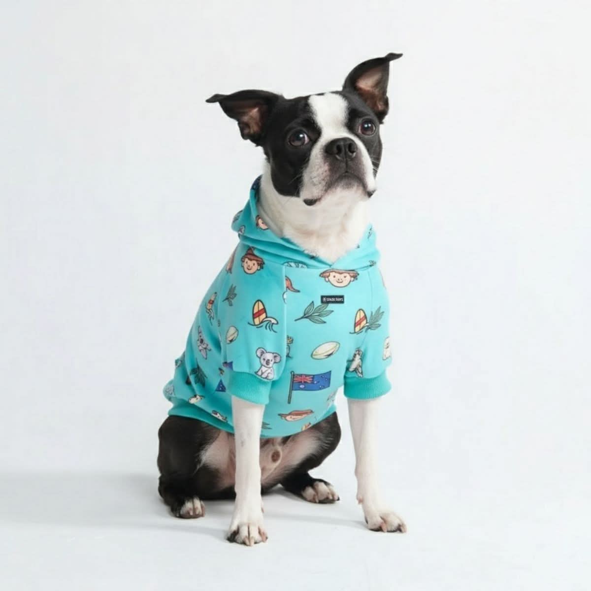 The Australia Dog Hoodie - Teal - Image 2