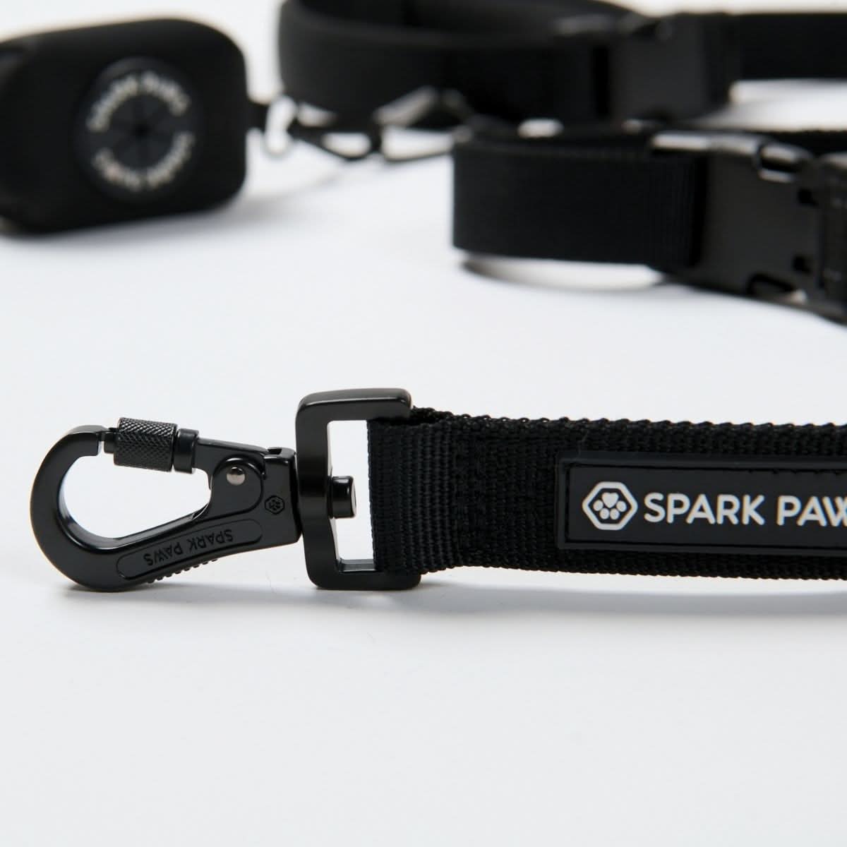 Multipurpose Seatbelt Handsfree Leash & Poop Bag Holder Set - Black - Image 6