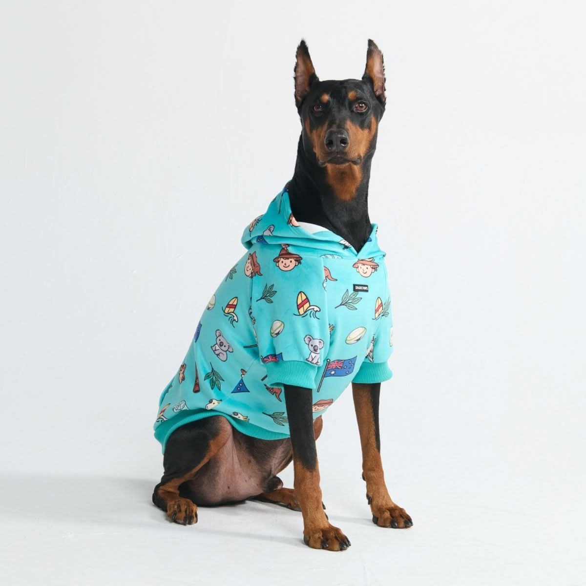 The Australia Dog Hoodie - Teal - Image 5