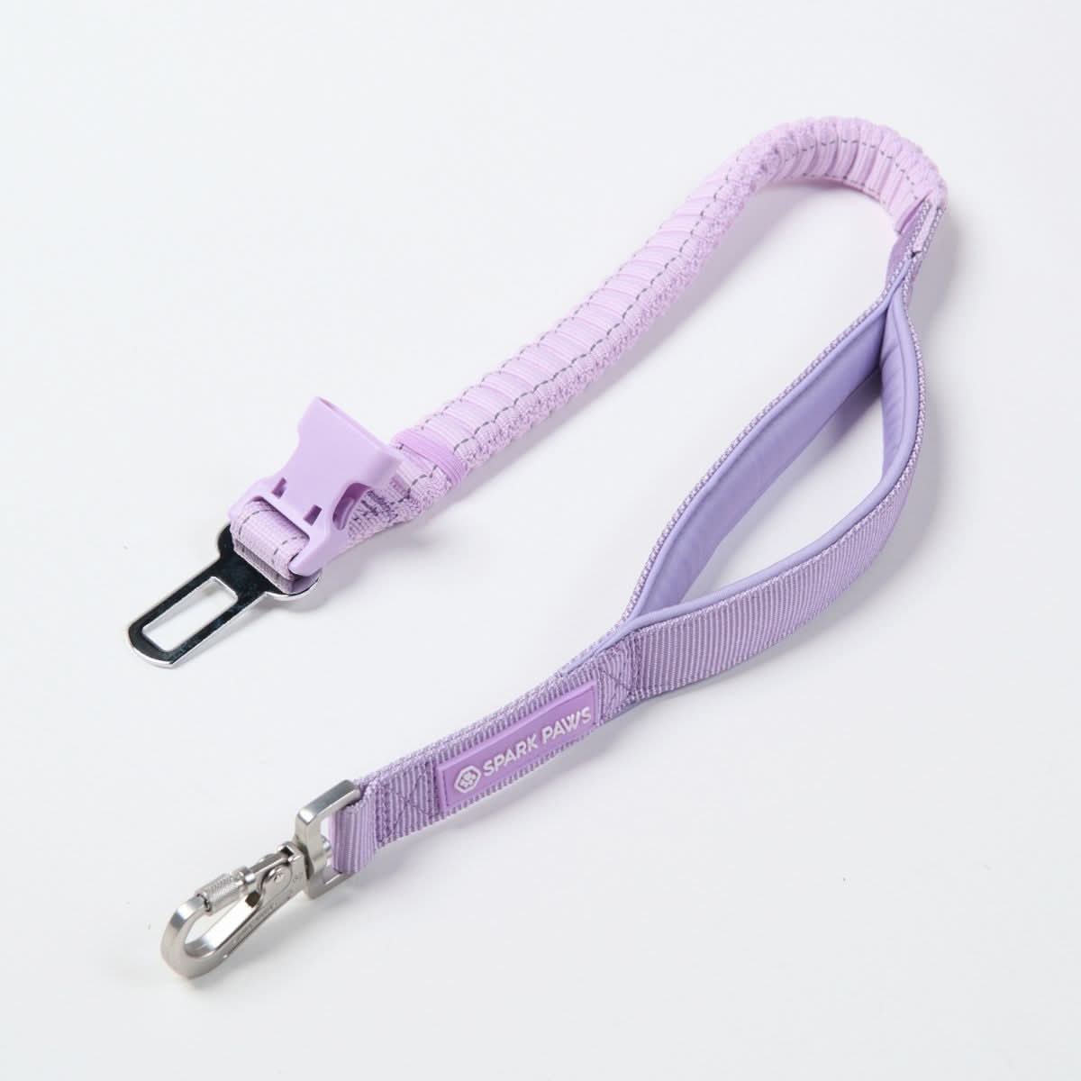 Multipurpose Seatbelt Handsfree Leash & Poop Bag Holder Set - Lilac - Image 3