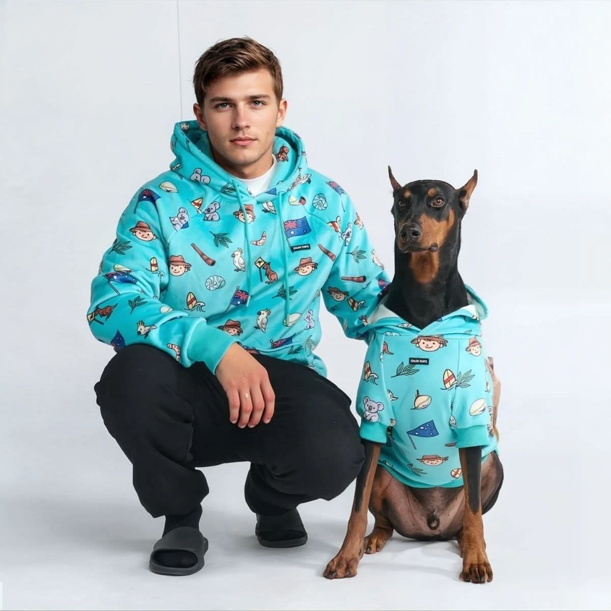 The Australia Human Hoodie - Teal