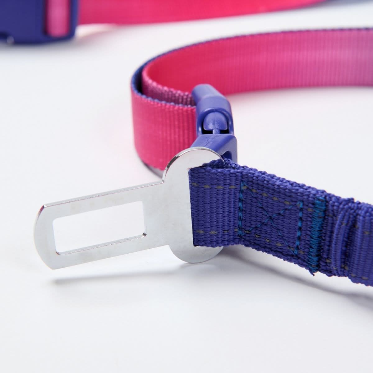 Multipurpose Seatbelt Handsfree Leash & Poop Bag Holder Set - Snow Cone - Image 4