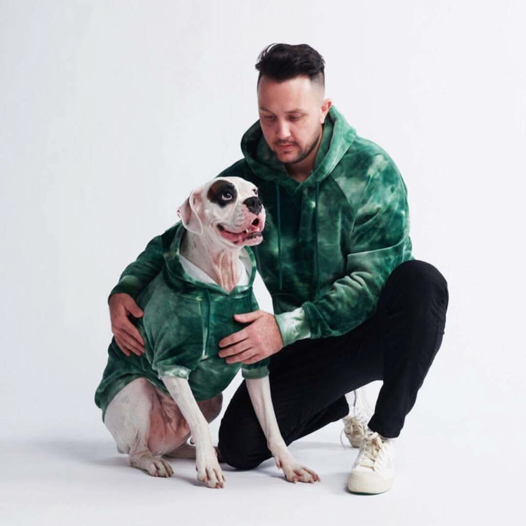 Velvet Human Hoodie - Emerald Green - Image 2