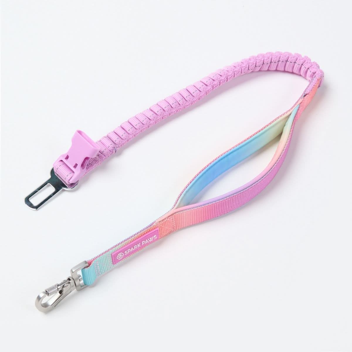 Multipurpose Seatbelt Handsfree Leash & Poop Bag Holder Set - Pastel Icing - Image 3