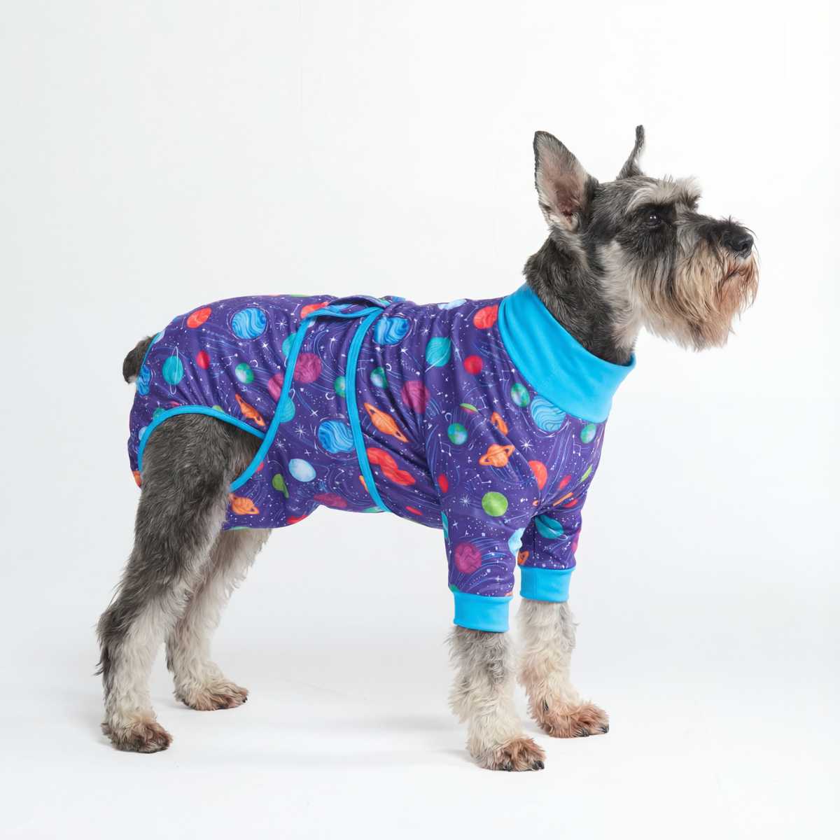 Dog Surgical Suit - Planets - Image 3