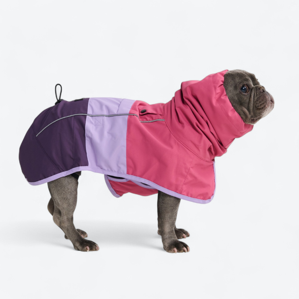 Breatheshield™ Dog Raincoat - Pink Lilac Purple - Image 3