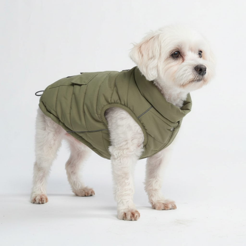 WarmShield Water-Resistant Jacket - Olive - Image 4