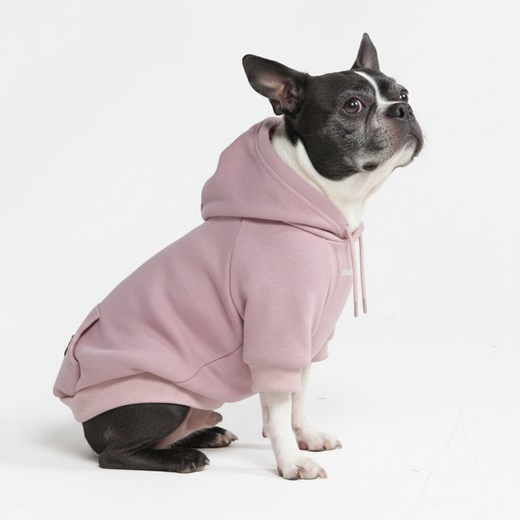 Essential Dog Hoodie - Purple Taupe - Image 4