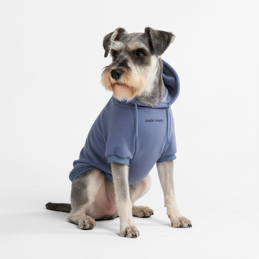 Essential Dog Hoodie - Slate Blue - Image 3