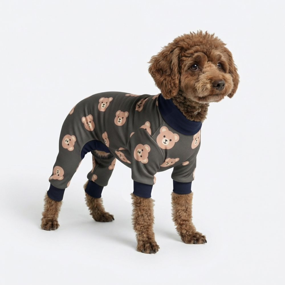 Dog Pajama - Bear Black - Image 3