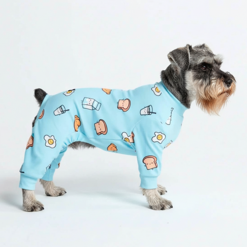 Dog Pajama - Breakfast Blue - Image 3