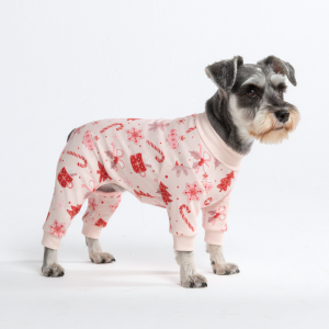 Dog Christmas Pajama - Candy Cane