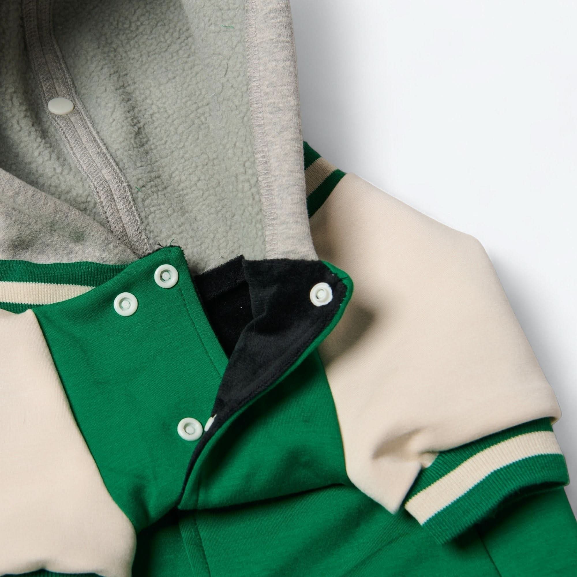 Dog Varsity Jacket - Green - Image 11