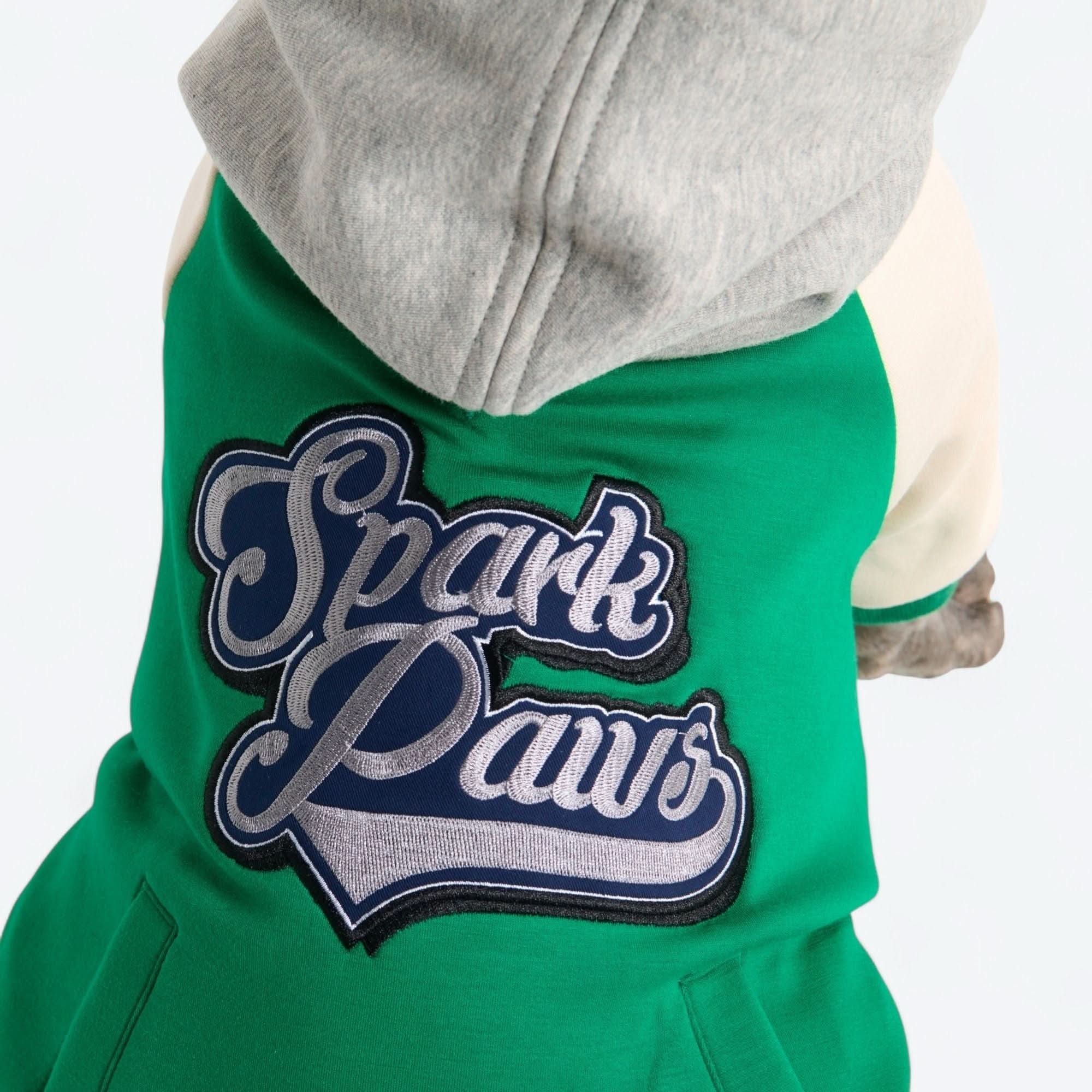 Dog Varsity Jacket - Green - Image 12