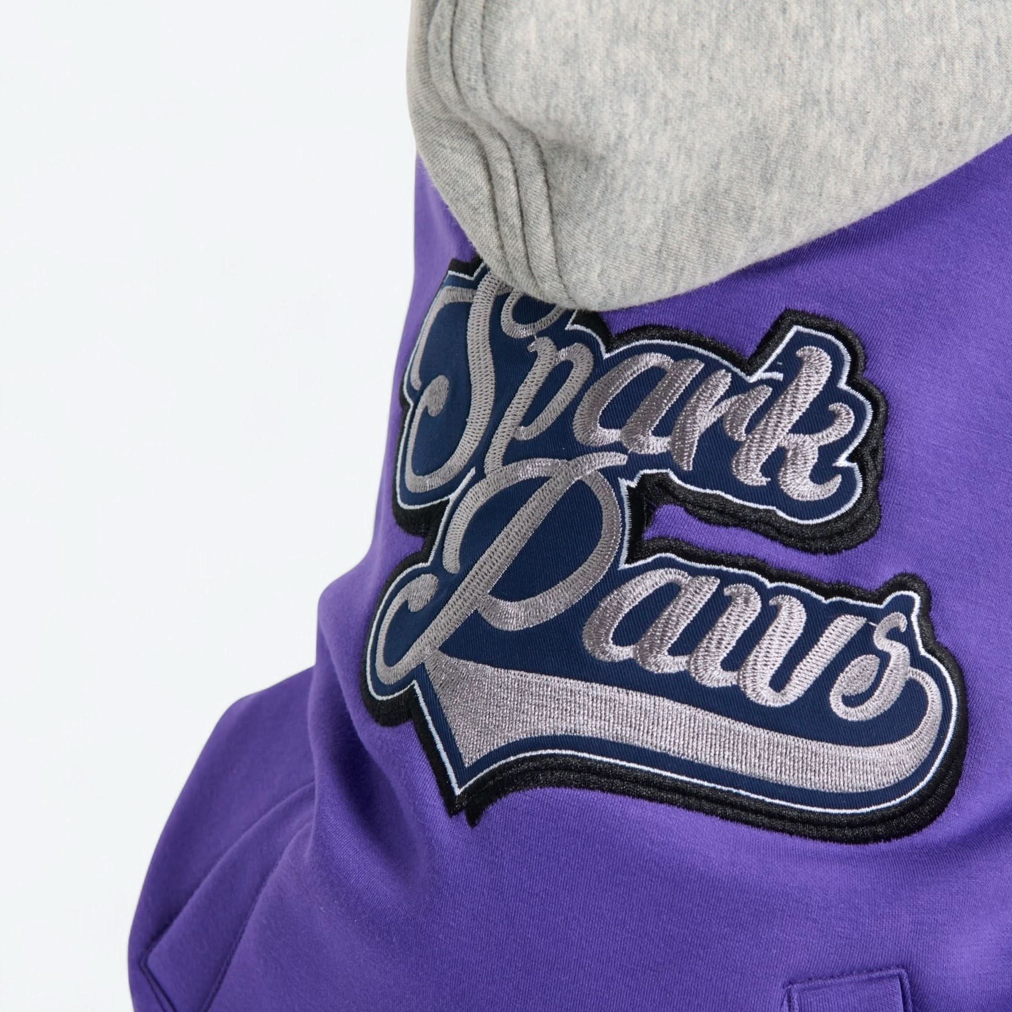 Dog Varsity Jacket - Purple - Image 13