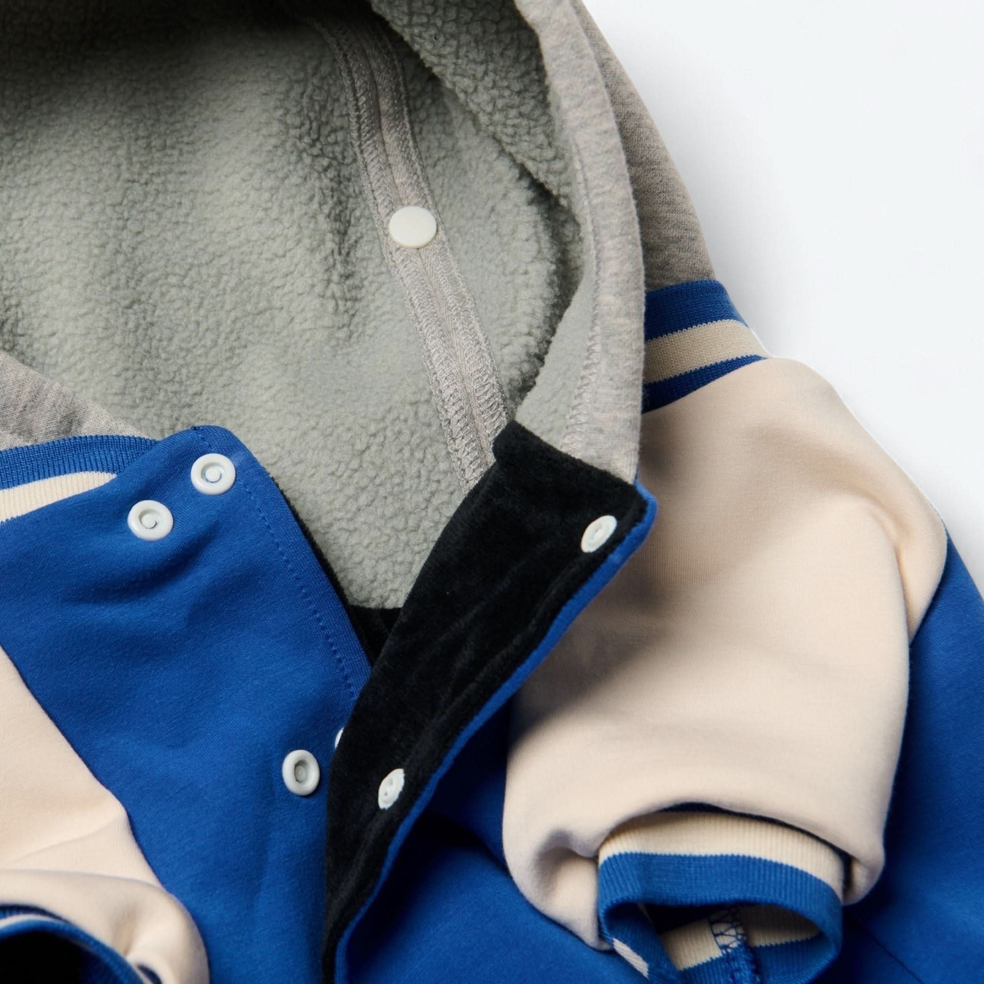 Dog Varsity Jacket - Blue - Image 11