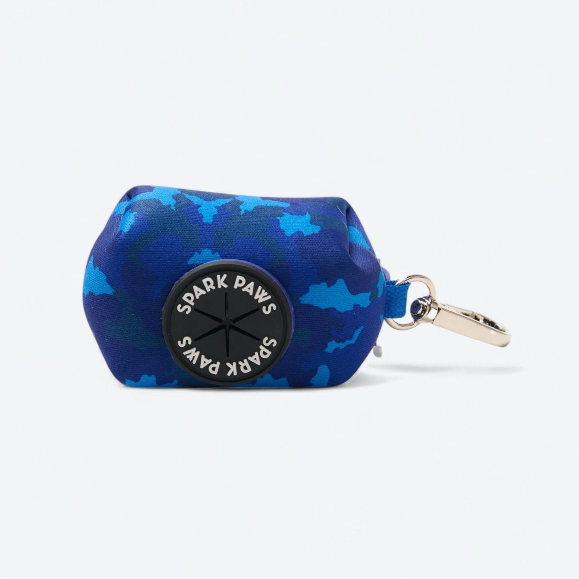 Leash and Poop Bag Holder Set - Blue Camo - Image 5