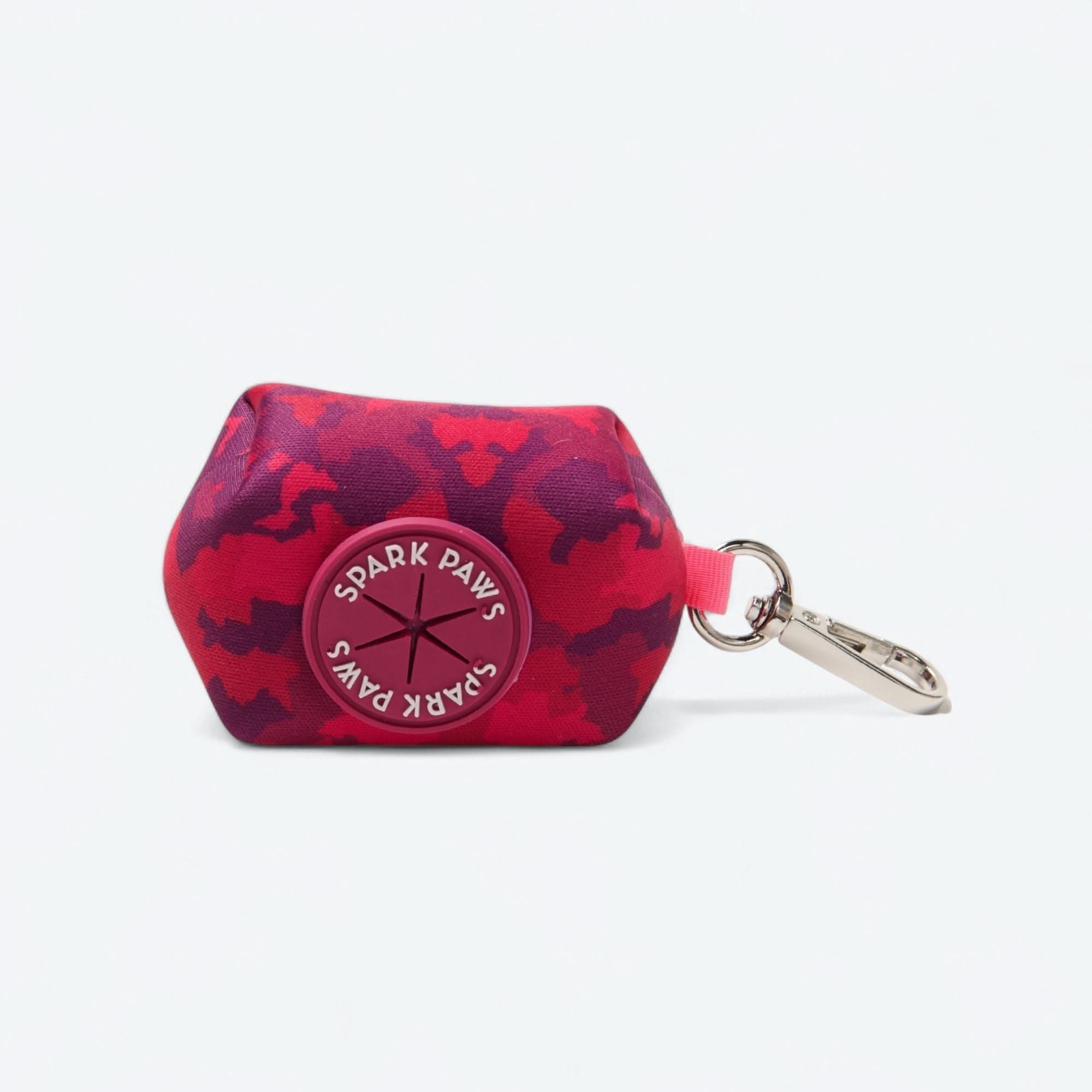 Leash and Poop Bag Holder Set - Fuchsia Camo - Image 5