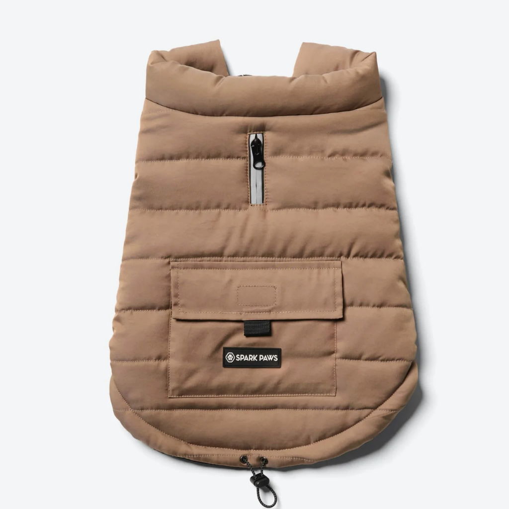 WarmShield Water-Resistant Jacket - Tan - Image 7