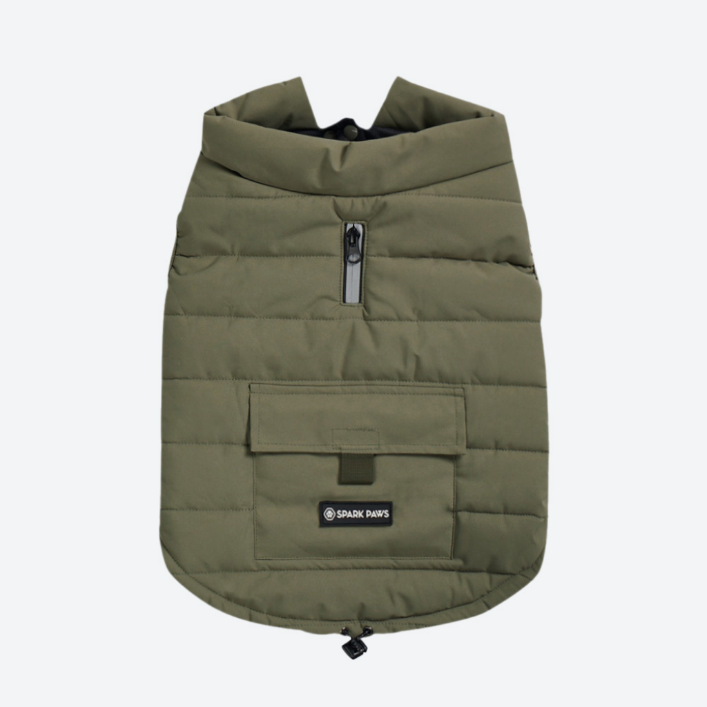 WarmShield Water-Resistant Jacket - Olive - Image 8