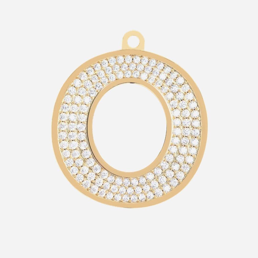 Initial Letter Jewelry Tag - O - Image 2