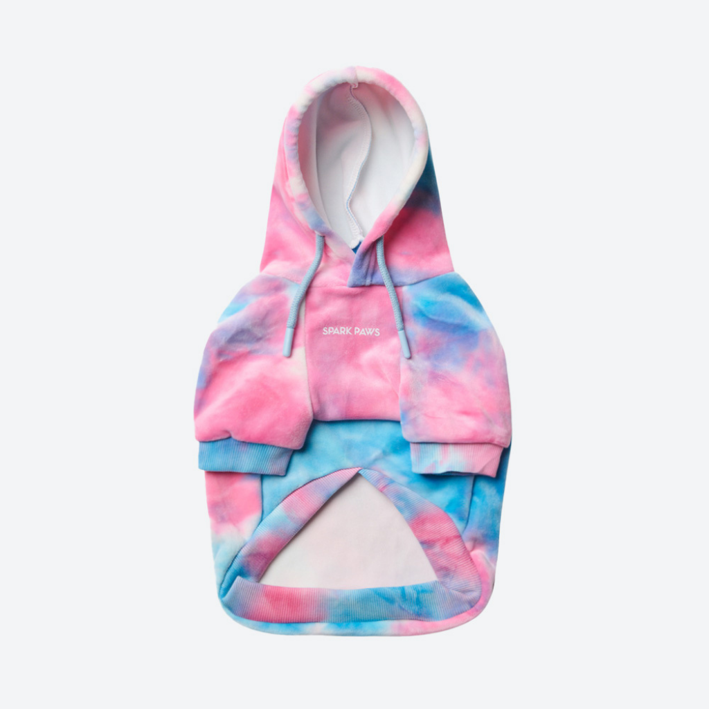 Velvet Dog Hoodie - Snow Cone - Image 9